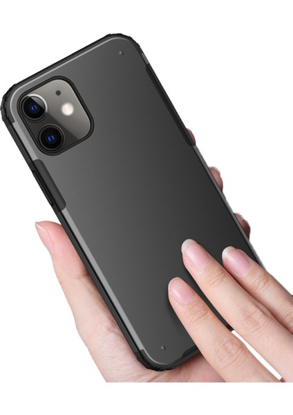 Elit Mist iPhone 12 Mini Opak Siyah Kapak