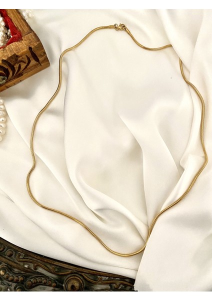 Altın Sarısı Uzun Italyan Zincir