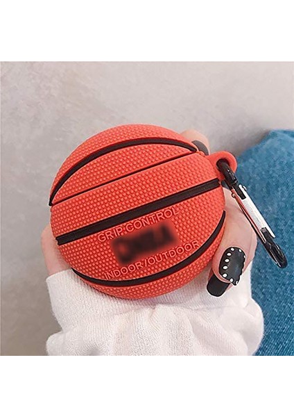 Airpods 1-2 Kılıf Basketbol Topu Turuncu