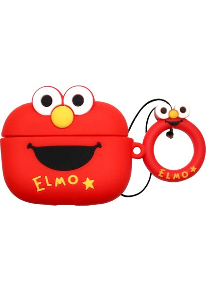 Airpods Pro Kılıf Elmo Kırmızı