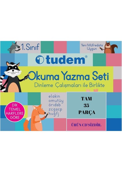 Tudem Yayınları 1. Sınıf Okuma Yazma Seti Cdsiz