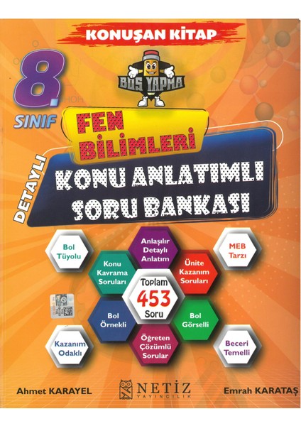Netiz 8.sınıf Boş Yapma Fen Bilimleri Konu Anlatımlı Soru Bankası