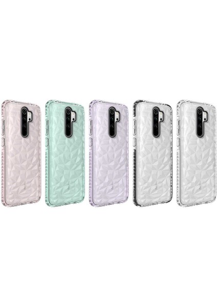 Xiaomi Note 8 Pro Kapak Prizma Darbe Emici Arkası Şeffaf Silikon Kılıf - Beyaz fırsatları