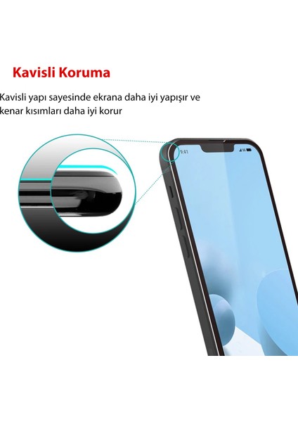 Apple iPhone 13 Pro (6.1") Kırılmaz Cam 5d Tam Kaplayan Temperli Ekran Koruyucu