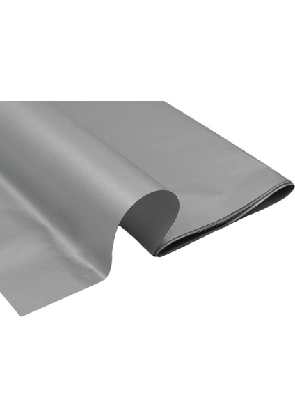 Italyan Pelur Kağıdı Metalik Gümüş 10’lu Paket 50 x 70 cm 21 gr