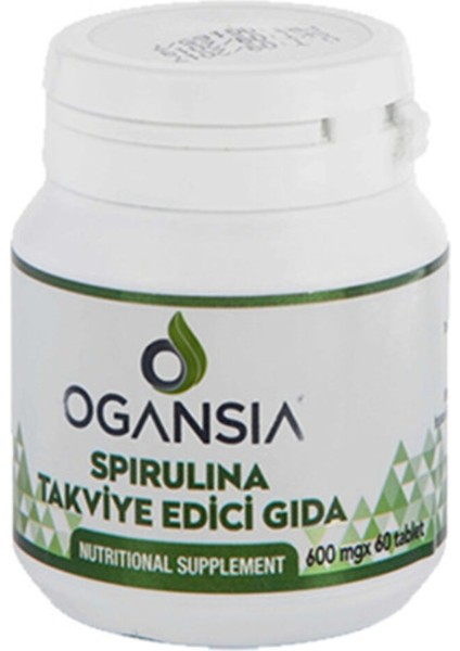 Spirulina 600 Mg Takviye Edici Gıda