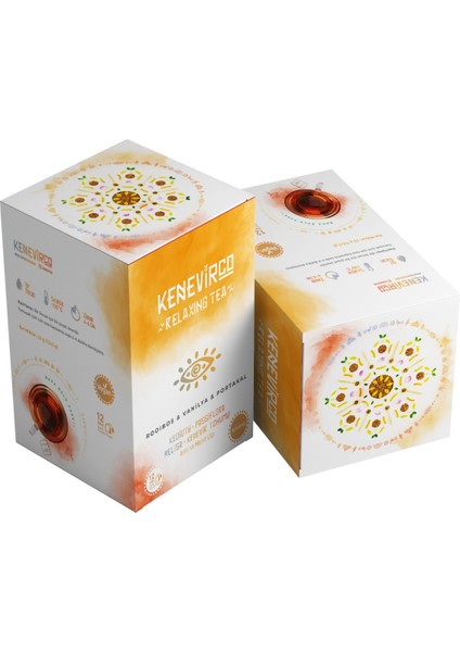 Vanilya ve Portakallı Tohumu Çayı 50 gr Kafeinsiz Rahatlatıcı Bitkisel Karışım