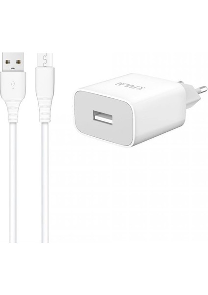 Ka 01M 10W Şarj Adaptörü + Micro USB Kablo