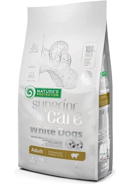 Nature's Protection Tahılsız %78 Hayvansal Proteinli Kuzulu Küçük Irk Beyaz Köpek Maması 4 kg