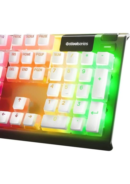 Steelseries Prism Caps Beyaz Tuş Takımı Uk