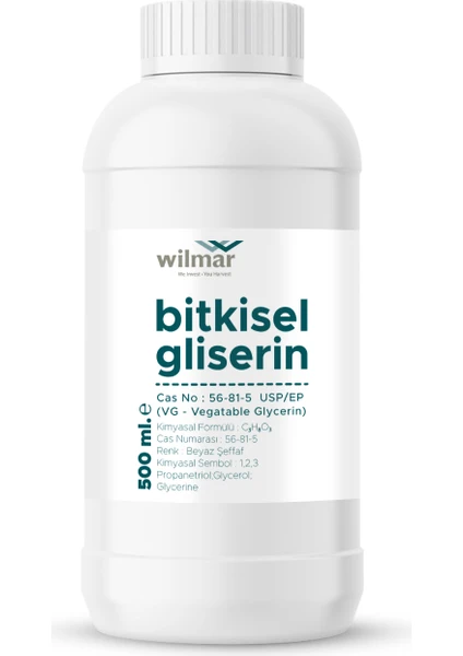 Bitkisel Gliserin(Vg) 500 Ml.