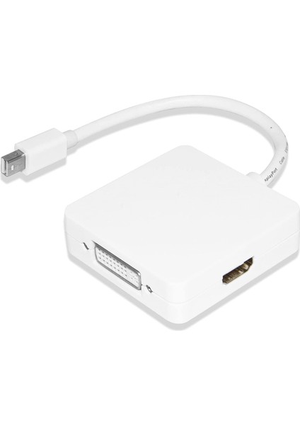 Full Hd Mini Displayport To Hdmi/vga/dvi Çevirici