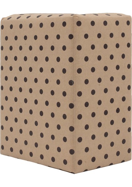 Kraft Ambalaj Siyah Puantiye 40 gr 70 x 100 cm
