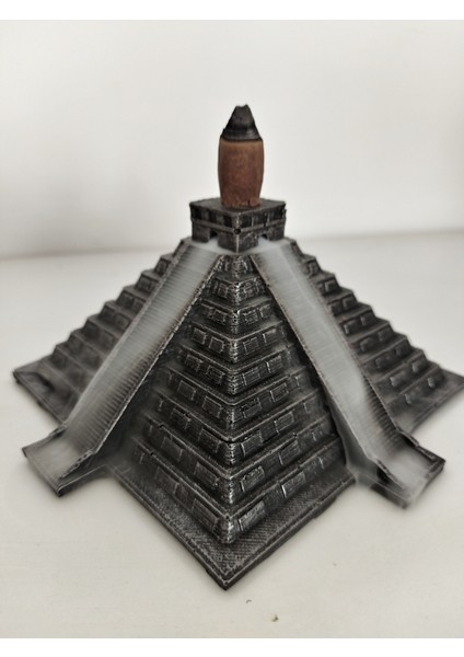 Piramit Şekilli Ters Akar Tütsü Şelale Tütsülük