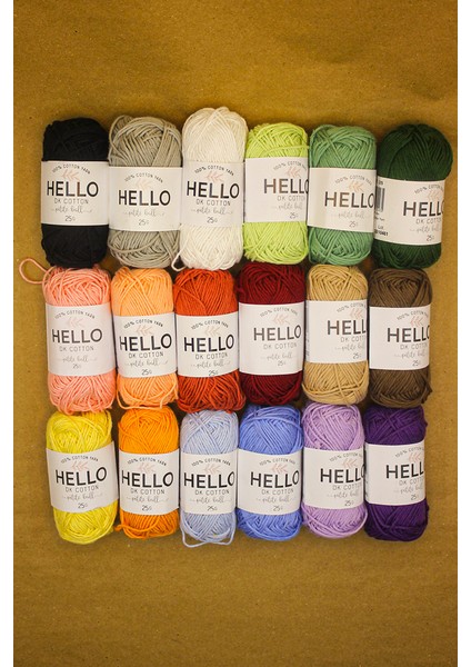 Dk Punch ve Amigurumi Iplik Seti 18'li modelleri