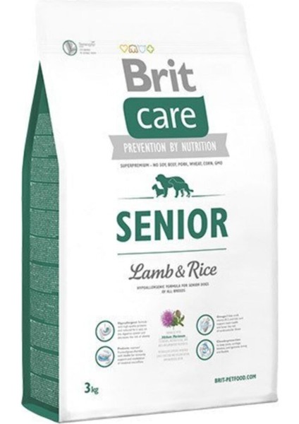 Senior Kuzu Etli Yaşlı Köpek Maması 3 kg