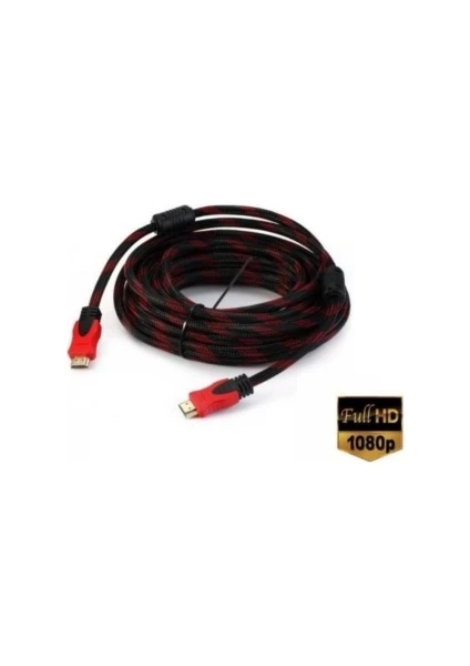 1.5 Metre Hasır Filtreli HDMI Kablo 1.4 V