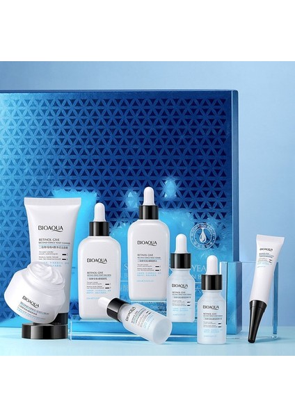 Retinol ve Dikroik Mayalı Onarıcı Yenileyici Bütünsel Cilt Bakım Seti 16 Parça