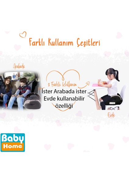 880 Approx Oto Koltuğu Yükseltici Çocuk Yükselticisi