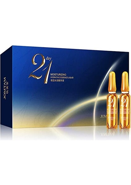 21 Gün Mucizesi Nemlendirici Hyalüronik Asit ve C Vitamini Ampulleri 2 ml x 21 Adet