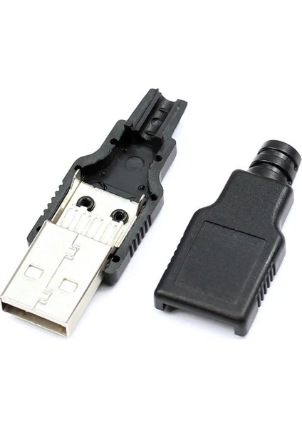 4 Pin USB Erkek Soket Plastik Kapaklı Bağlantı fırsatları