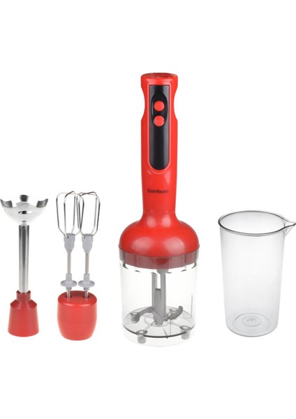 Monster Blender Set Kırmızı 1700 W