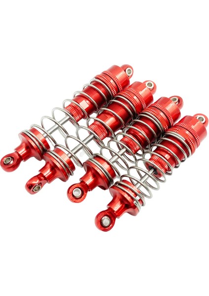 4x 1:10 Rc Ön ve Arka Amortisör Damper Wltoys 104001 Için Model Buggy Trucks Aksesuarları - Kırmızı (Yurt Dışından)