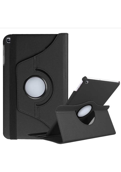 Samsung Galaxy T720 Tab S5E Uyumlu 360 Derece Dönen Standlı Pu-Deri New Case
