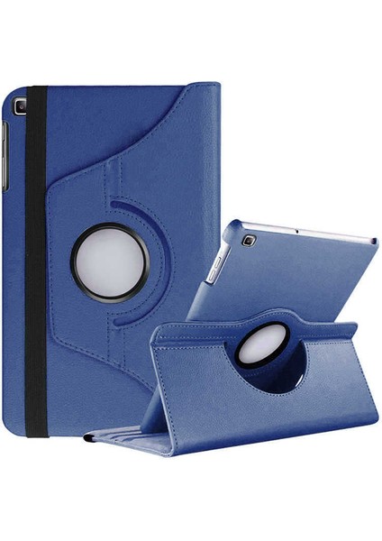 Samsung Galaxy Tab A 10.1 (2019) T510 Uyumlu 360 Derece Dönen Standlı Pu-Deri New Case