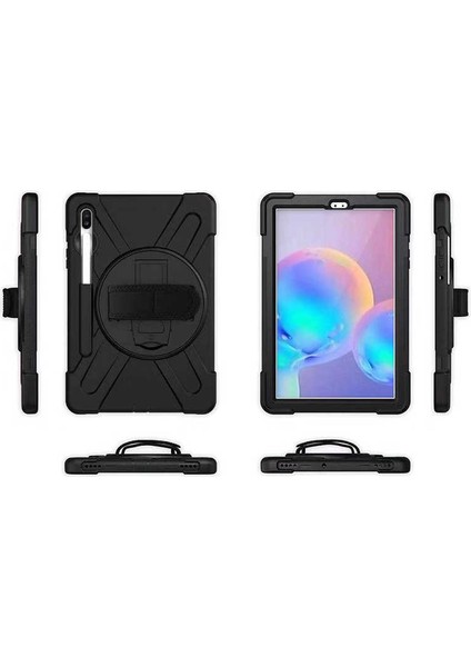 Samsung Galaxy Tab S6 T860 Uyumlu Tablet Kılıf Hard Proctive Omuz Askılı Ultra Koruma modelleri