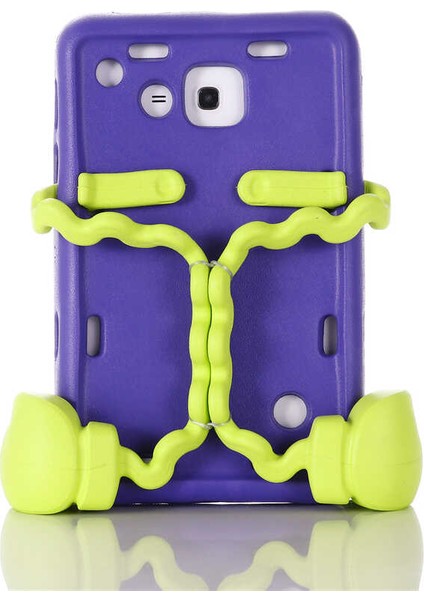 Samsung Galaxy Tab 4 7.0 T230 Uyumlu Ultra Koruma Masada Duran Standlı Çocuk Tablet Kılıfı