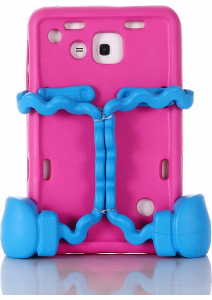 Samsung Galaxy Tab 4 7.0 T230 Uyumlu Ultra Koruma Masada Duran Standlı Çocuk Tablet Kılıfı