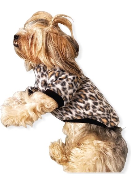 Leopar Softie Sweat Köpek Kıyafeti
