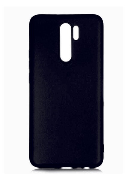 Xiaomi Redmi 9 Siyah Silikon Rubber Kılıf Arka Kapak