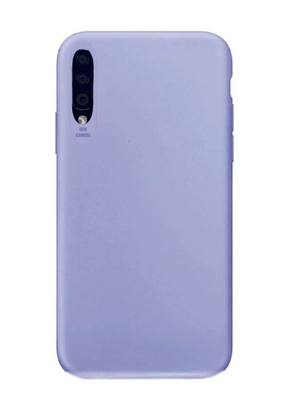 Samsung Galaxy A50 Lila Silikon Rubber Kılıf Arka Kapak