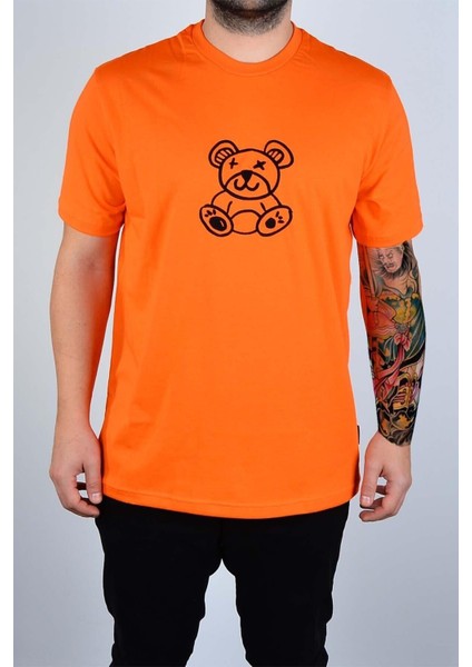 Nakış ve Baskı Erkek T-Shirt Relaxed Fit - Lykmyk2