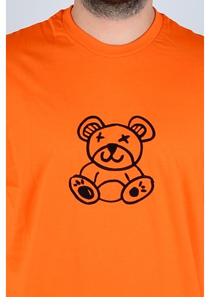 Nakış ve Baskı Erkek T-Shirt Relaxed Fit - Lykmyk2