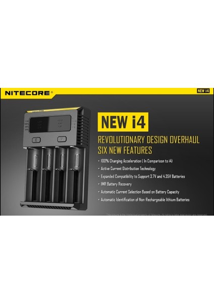 Nitecore I2 Pil Şarj Cihazı+Kablo fiyatları