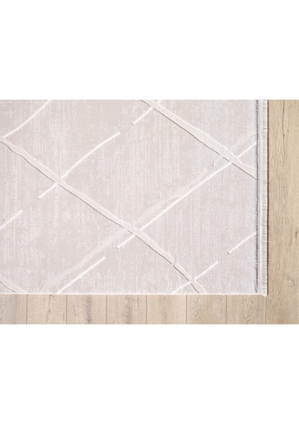 Murano 6430C Krem Kemik Modern Desen Makine Halısı fiyatları