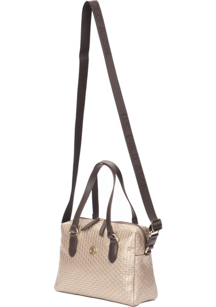 K.altın-Kahve Kadın Omuz Çantası US8442 fırsatları