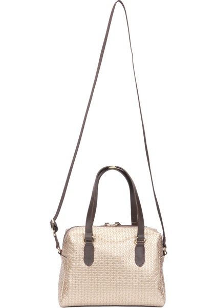 K.altın-Kahve Kadın Omuz Çantası US8442 indirimleri