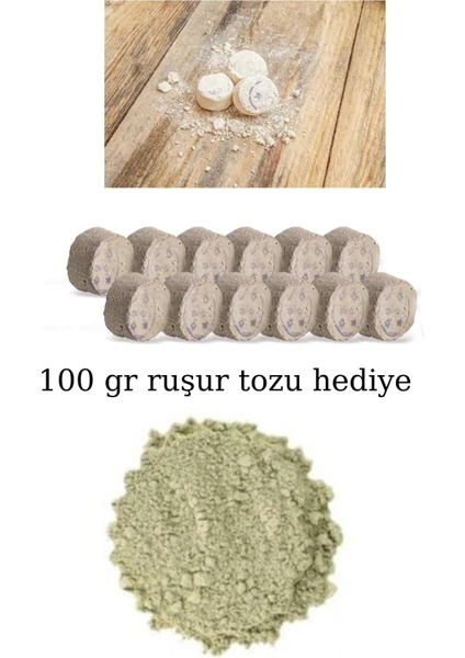 Ruşur Taşı 10 ADET+100GR Ruşur Tozu Hediye