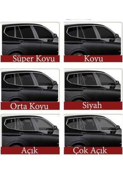 Süper Koyu Siyah Cam Filmi 75 cm Sd Black 10 metre