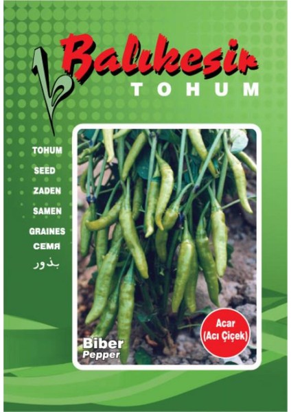 Balıkesir Tohum Biber Acar - (Acı Çiçek) (10 Gr.)