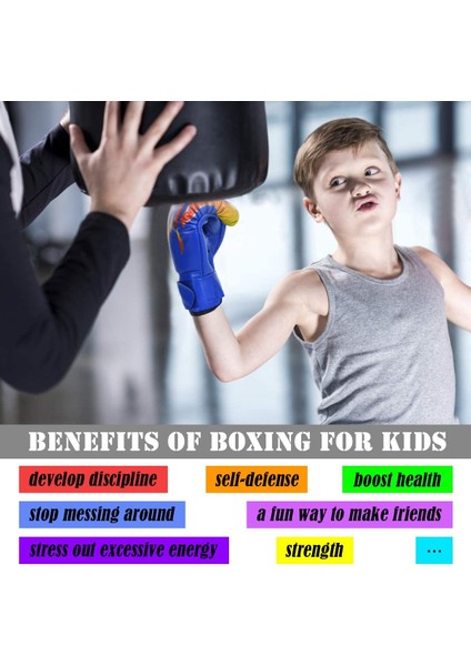 Better Life Erkek Kız Çocuk Boks Eldivenleri Kickboks Boks  (Yurt Dışından)