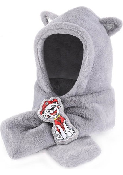 Better Life Paw Patrol Çocuk Şapkası Eşarp Kulaklıklar Entegre Peluş Bone Kış Termal ve Rüzgar Geçirmez Erkek Çocuk Yürüyor ve Bebek Atkısı Örtüsü (Yurt Dışından)