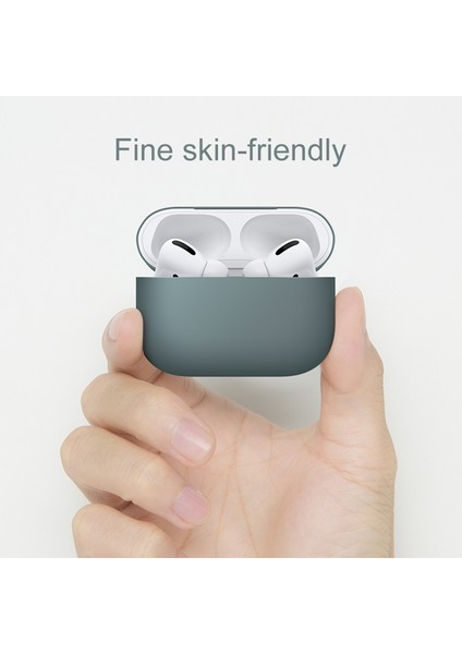 Airpods Pro Katı Renk Silikon Kulaklık Koruyucu Kılıf Mor (Yurt Dışından) modelleri