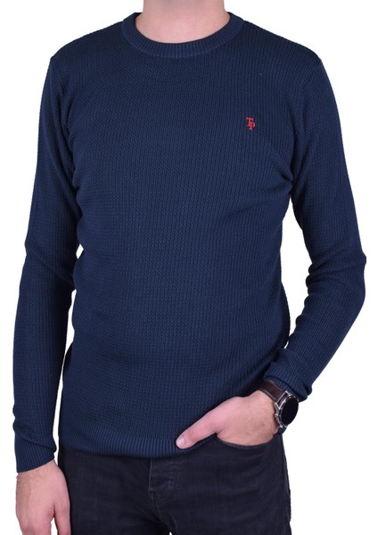 Erkek Bisiklet Yaka Kazak