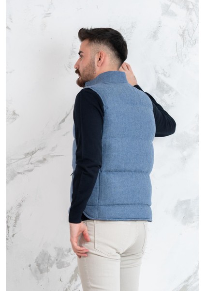 Slimfit Çıtçıtlı Şişme Erkek Yelek