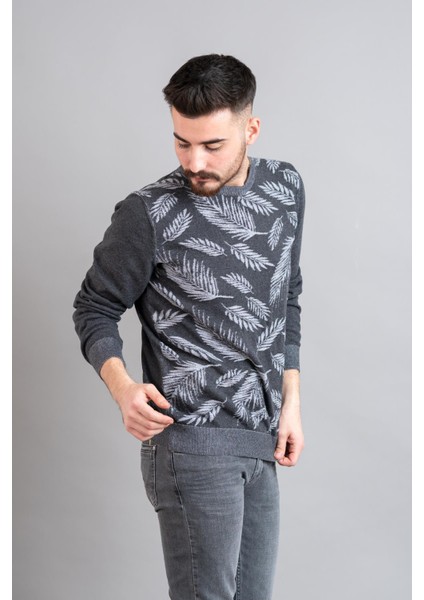 Regular Fit Desenli Erkek Triko Kazak modelleri